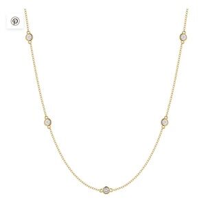 NWT Gold sparkle necklace